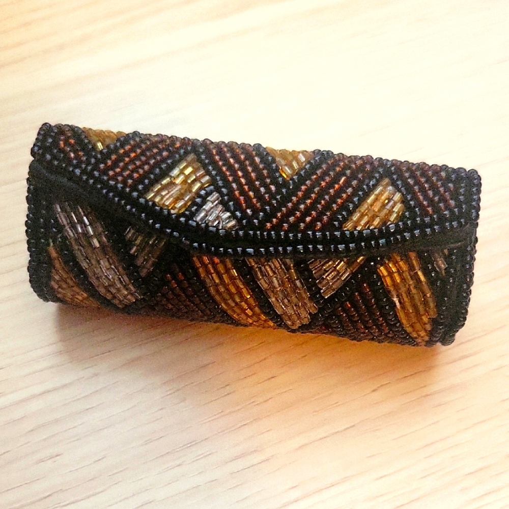 Vintage lipstick case + mirror